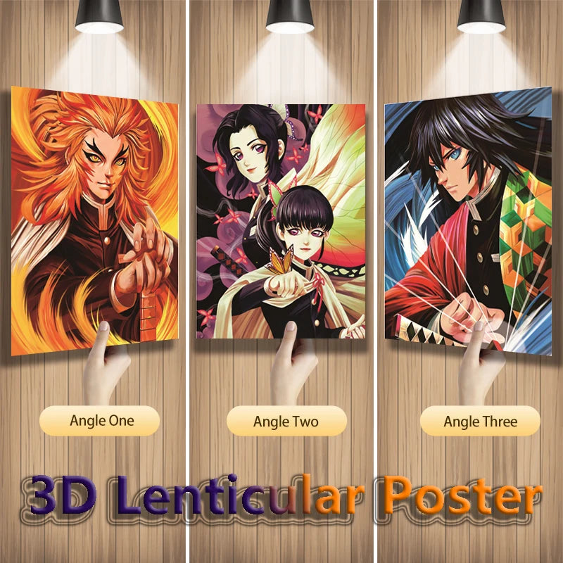 SlayersVision - Demon Slayers Lenticular 3D poster