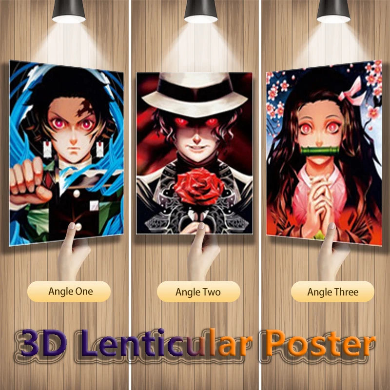 SlayersVision - Demon Slayers Lenticular 3D poster