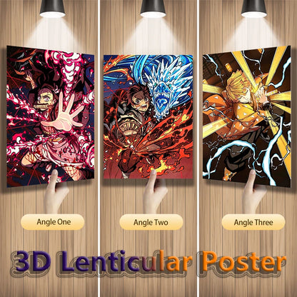 SlayersVision - Demon Slayers Lenticular 3D poster
