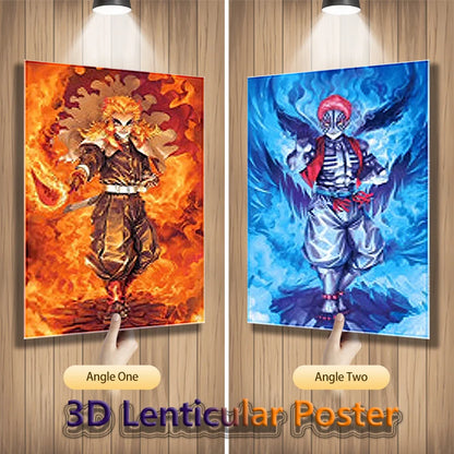SlayersVision - Demon Slayers Lenticular 3D poster